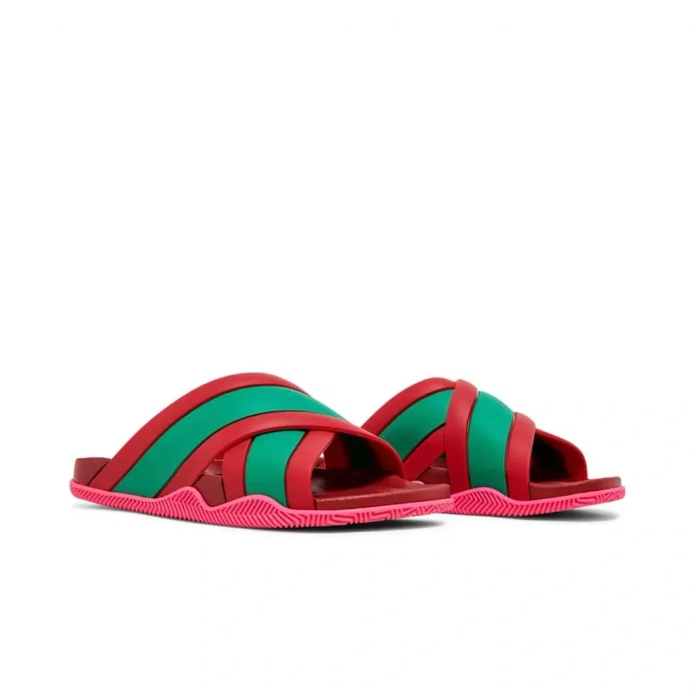 NIB Gucci Red and Green Slides - Picture 6 of 6